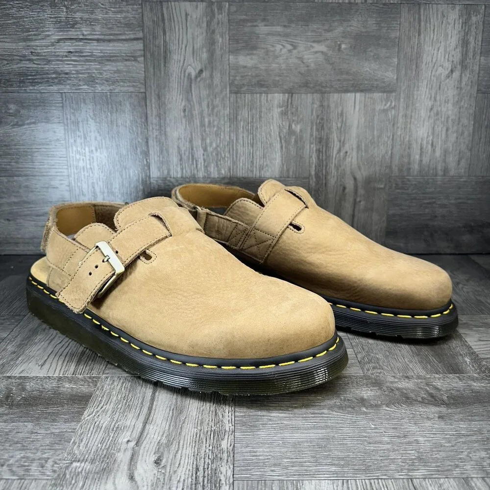 Dr Martens Jorge II Men's size 12 Tan Leather Slingback Shoes